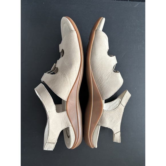 Abeo Biosystem Beige Leather Brook‎ Sandal WN10 - Picture 4 of 7